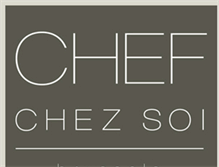 Tablet Screenshot of chefchezsoi.be